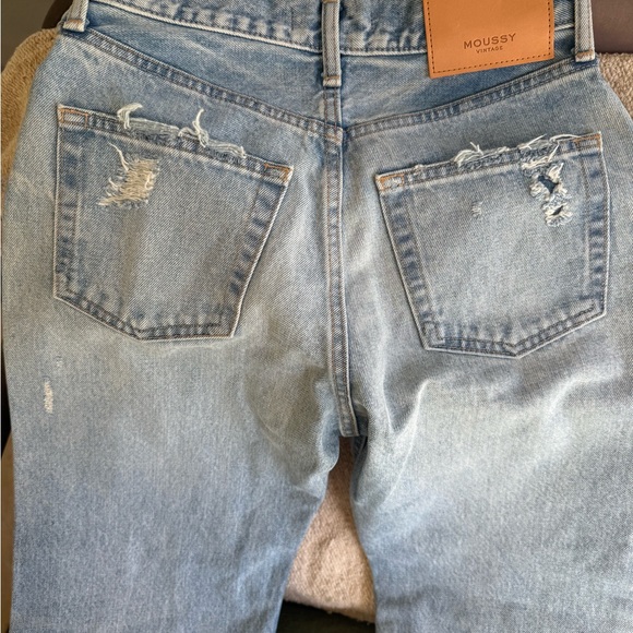 Moussy Argnett Wide Straight Jean - light blue 24 - Picture 6 of 6